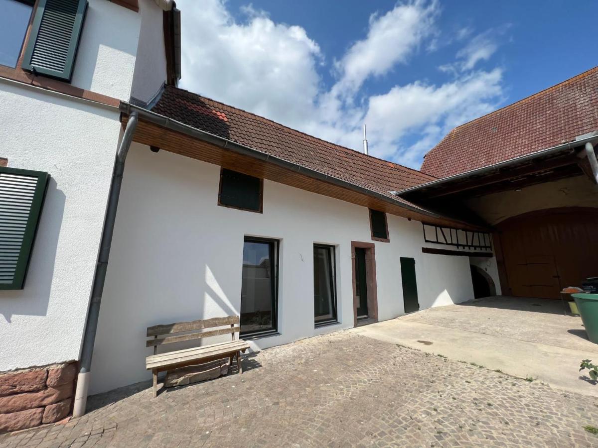 Restaurierter Altbau Mit Privatem Innenhof & Parkplatz Grossfischlingen Luaran gambar